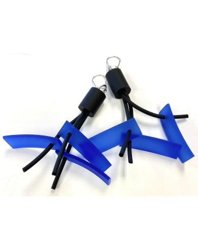 LB STICKS cobalt earrings