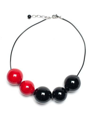 SC Murano Bubbles red/black...