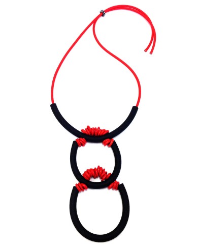 SC Duo red - necklace