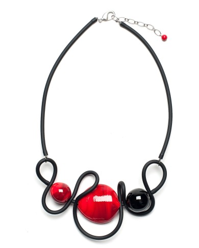 SC Murano Nil 3 red - necklace