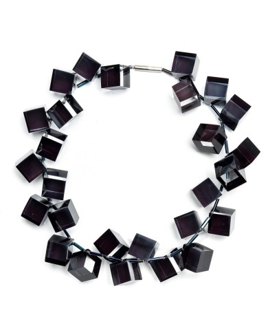 LG - CUBES black - necklace