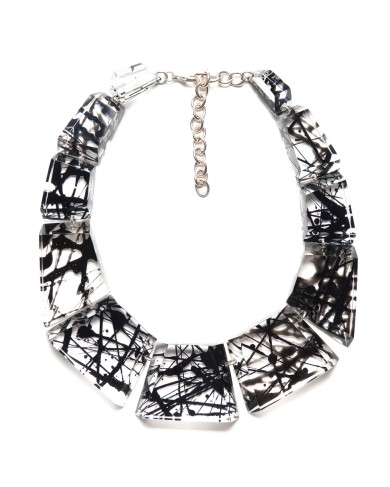 LG - STRIER black - necklace
