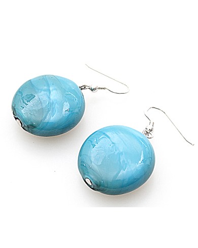 AV-ROUND EARRINGS turquoise