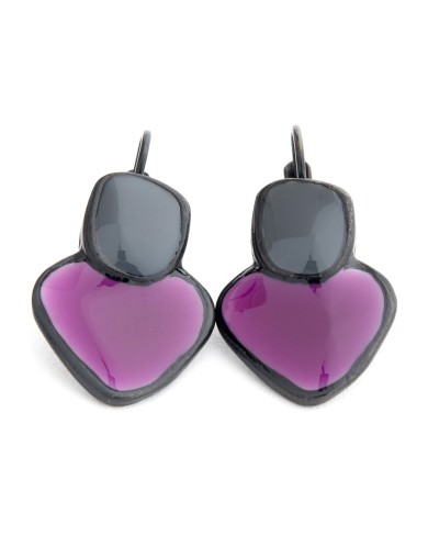 TJ 101A1 merlot - earrings