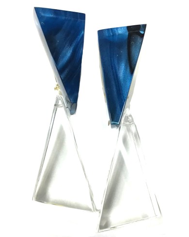 LG - WIND navy - earrings