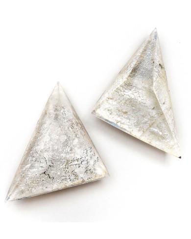 LG - MINERAL silver - earrings