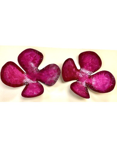 DH fuchsia BLUME - earrings 1
