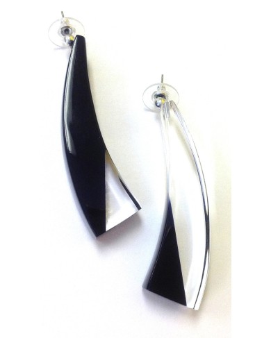 LG - SPIRALE black - earrings