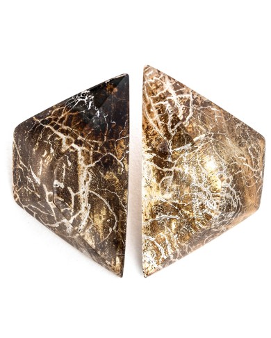 LG - MINERAL copper - earrings