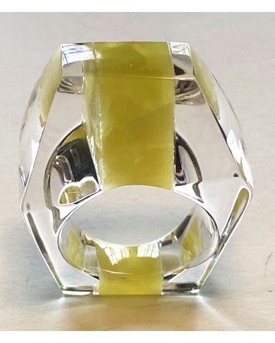 LG - CLOUD lime green - ring