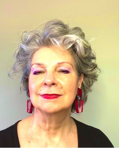 LG - ROMANE red clip - earrings