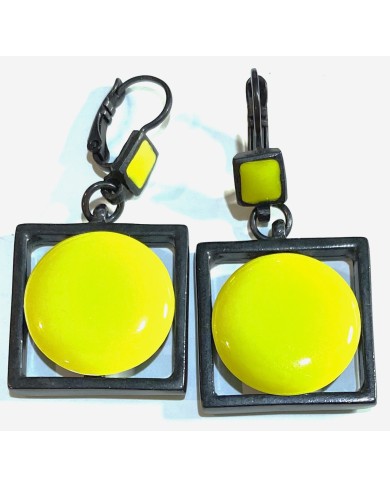 TJ 103A3 earrings lime