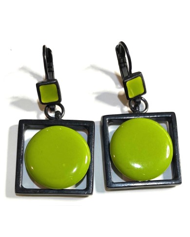 TJ 108A3 earrings green