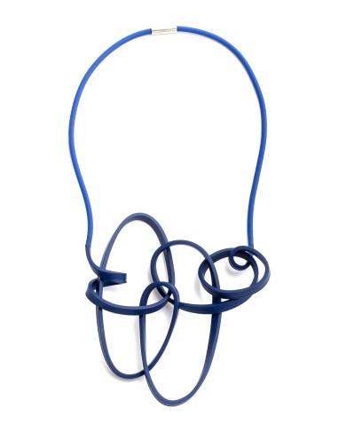 SC TWISTED blue - necklace