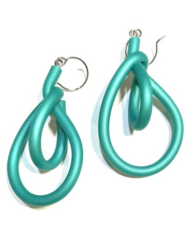 SC NY earrings - sparkle green