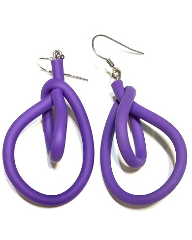 SC NY earrings - purple
