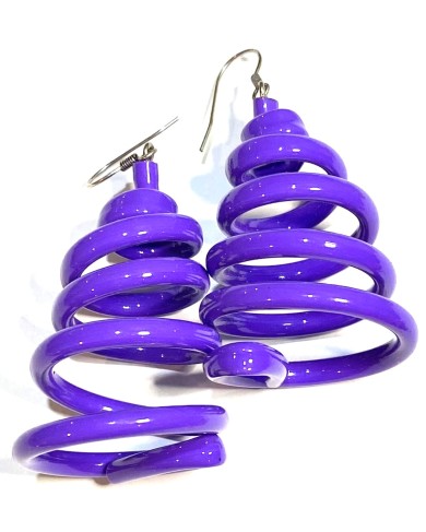 SC Spring earrings - purple...