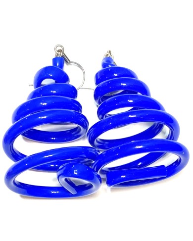 SC Spring earrings - blue