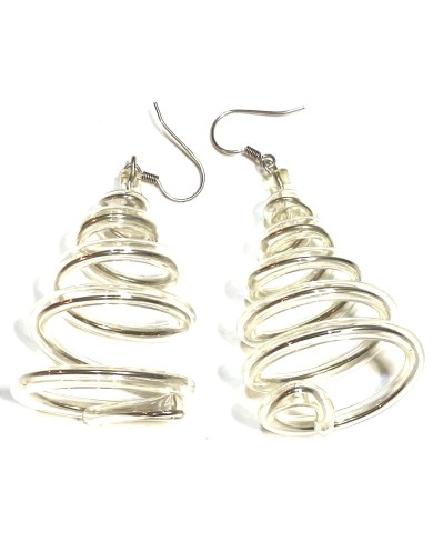SC Spring earrings - clear