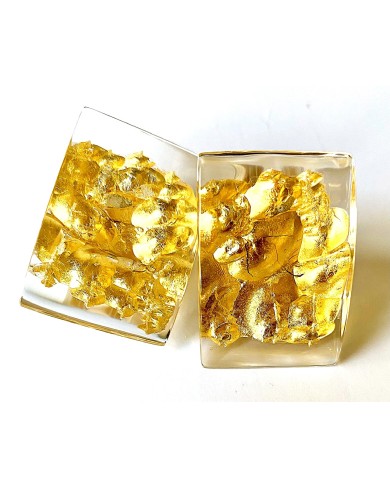 LG - LOSANGE gold CLIP -...
