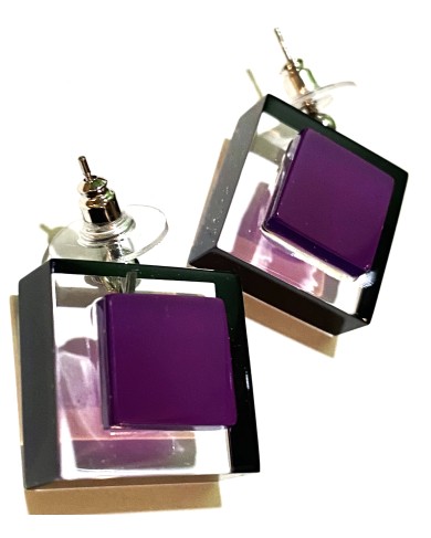 LG - Orient earrings - purple