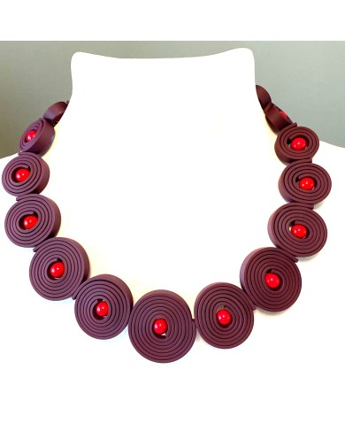KLA-42 bordeaux/red