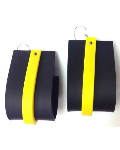 SC KDO earrings - yellow