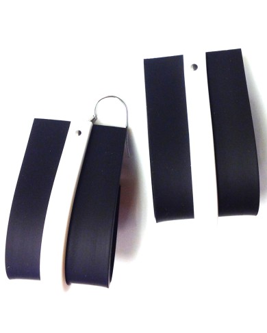 SC KDO earrings - white