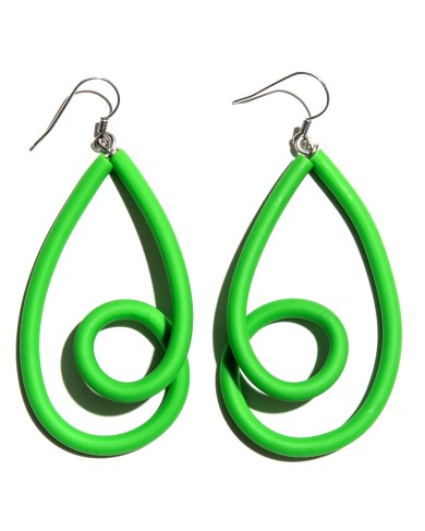 SC Loop earrings - green