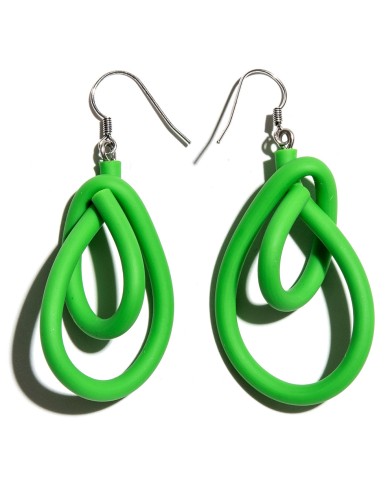 SC NY earrings - green