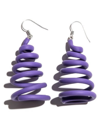 SC Spring earrings - purple