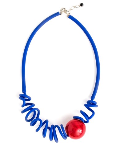 SC POOL cobalt/red - necklace