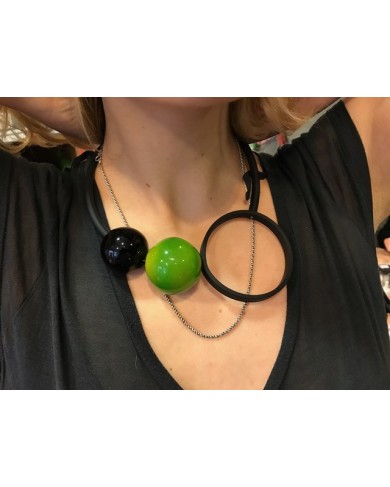 SC SPACE green - necklace