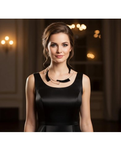 LG - SPIRALE black - necklace