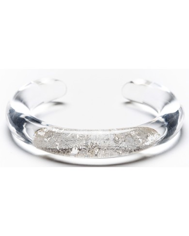 LG - FEUILLE silver - bangle