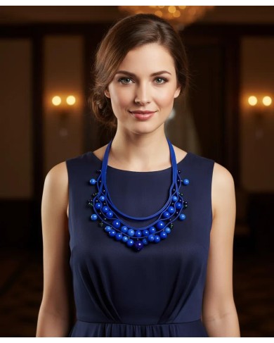 KLA-Murano pearls cobalt