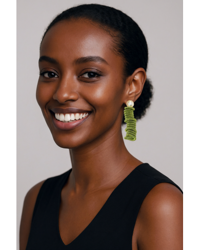 SGP VELOURS green - earrings