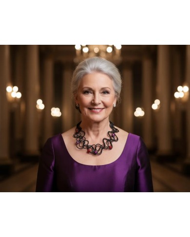 SGP LIANE pearls purple/white