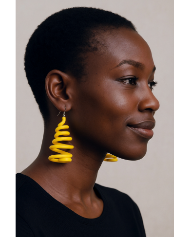 SC Spring earrings - yellow