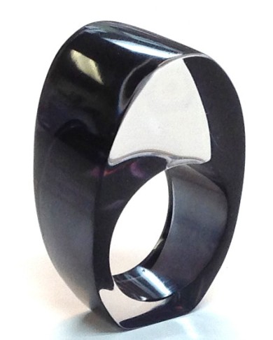 LG - Oval ring - black