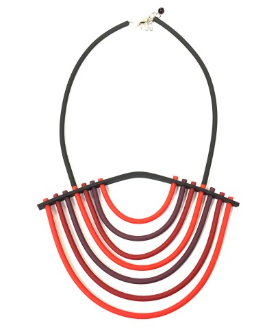 SC SURI red mix - necklace