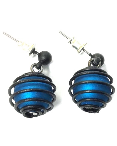 SGP Planets blue earrings