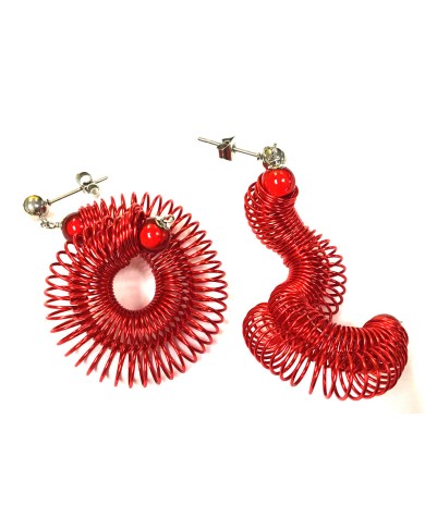 SGP VOLUTE red2 - earrings
