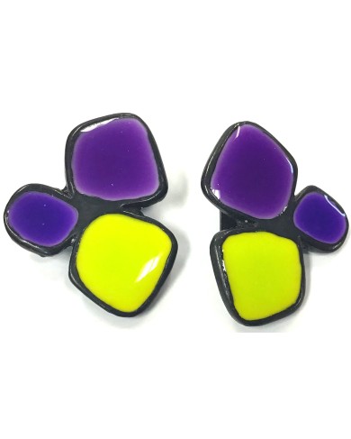 TJ e96B1 clip lime/purple