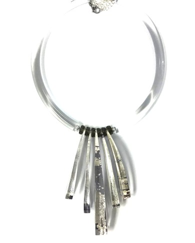 LG - FLAME silver - necklace