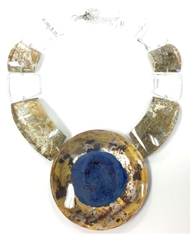LG - SATURN blue - necklace