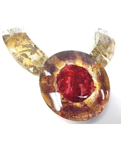 LG - SATURN red - necklace