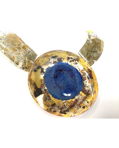 LG - SATURN blue - necklace