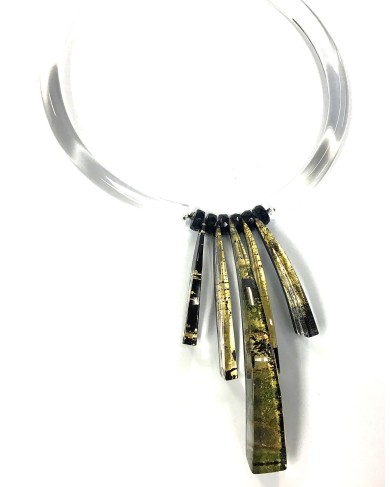 LG - FLAME gold - necklace