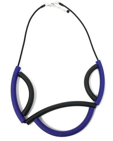 SC DJ blue/black - necklace